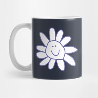 Very Peri Periwinkle Daisy Doodle Flower Mug